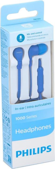Actual product image Philips TAE1105BL/00 (No noise cancelling, Cable)