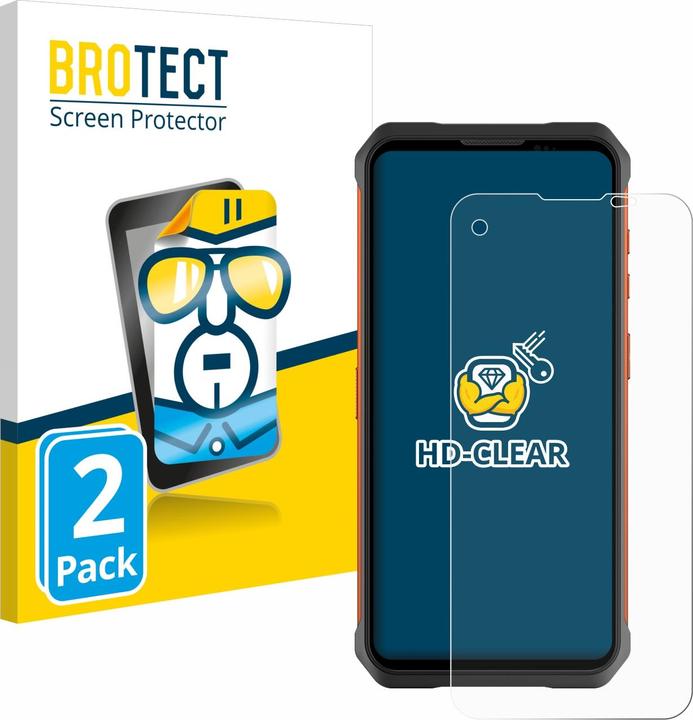 Produktbild BROTECT Schutzfolie Displayschutz Klar (2 Stück, LG V10)
