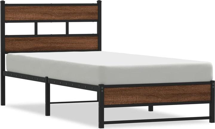 Immagine prodotto VidaXL Letto in metallo Rete a doghe letto singolo Struttura letto senza materasso 107x203cm (107 x 203 cm)