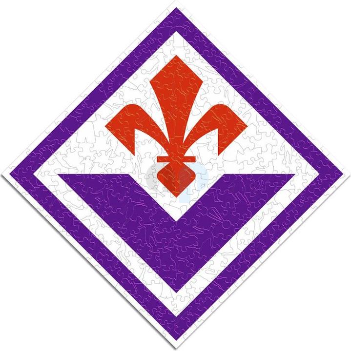 Actual product image Iconic ACF Fiorentina - logo - wooden puzzle size M (270 pieces) (270 pieces)