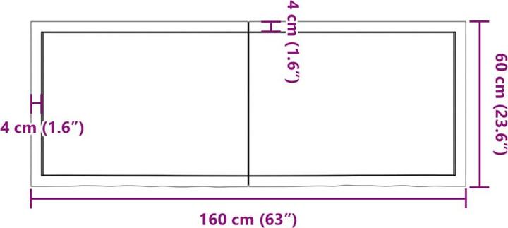 Produktbild VidaXL Emerald (160 x 4 x 60 cm)
