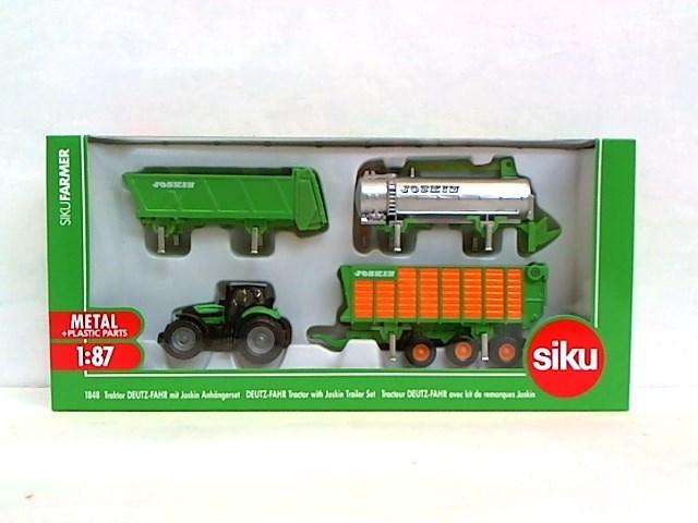 Image du produit Siku Tracteur Deutz avec remorque