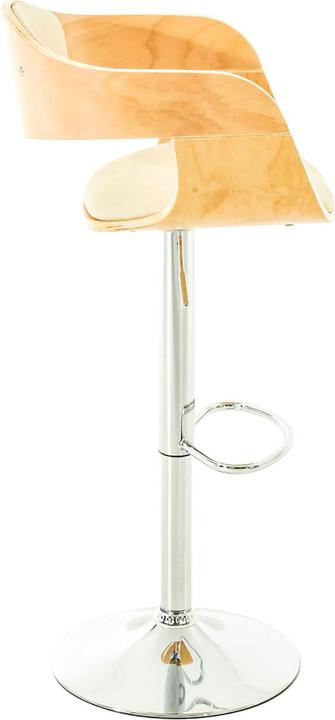 Image du produit CLP Lot de 2 tabourets de bar Kingston en similicuir, natura/crème