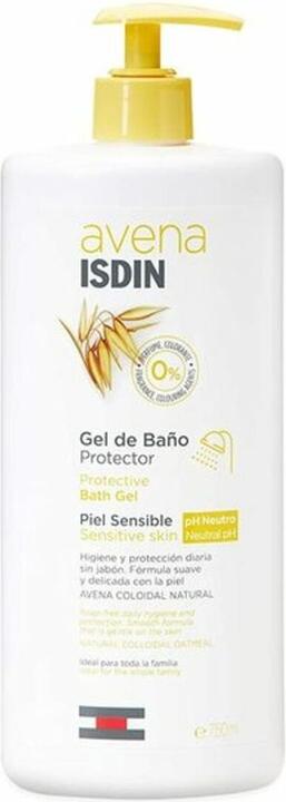 Actual product image Isdin Avena Protective Bath Gel Sensitive Skin 750ml (refill, 750 ml)