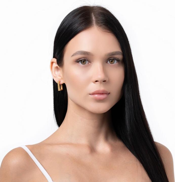 Actual product image Sensora Jewelry Bangkok Hoops earrings (Stainless steel)