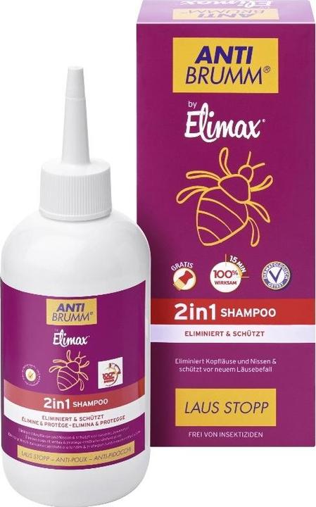 Actual product image Anti-Brumm Laus Stop 2 in 1 (250 ml, Lice shampoo)