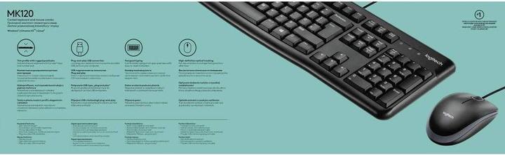 Produktbild Logitech MK120 (US, Kabelgebunden)