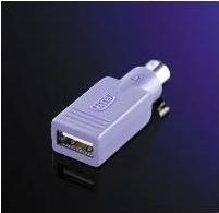 Image du produit Value Adaptateur clavier USB (PS/2, USB-A, 3 cm)