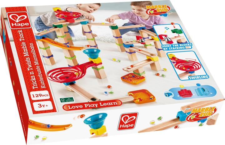 Hape Piste à billes multicolore