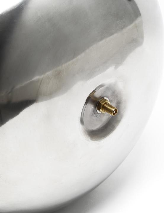 Image du produit Wiltec 50L INOX Réservoir pression à vessie pour la surpression domestique cuve ballon suppresseur pompe (Pompe à eau domestique)