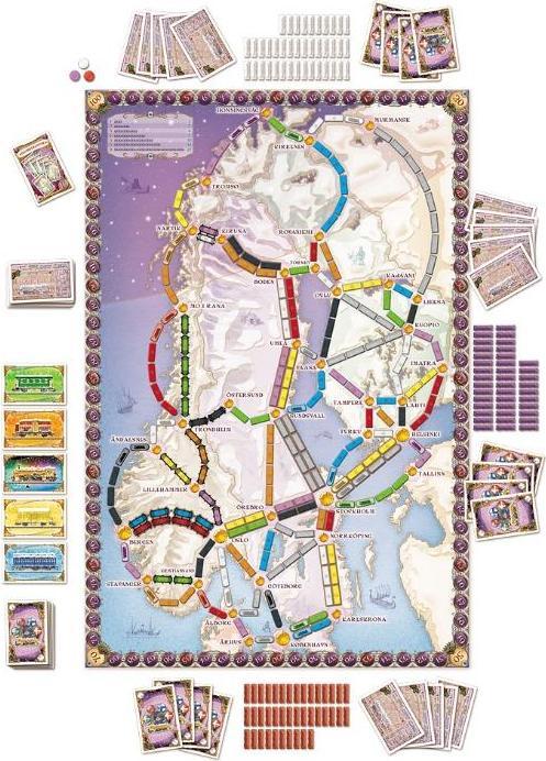 Produktbild Asmodée Zug um Zug Skandinavien (Deutsch)