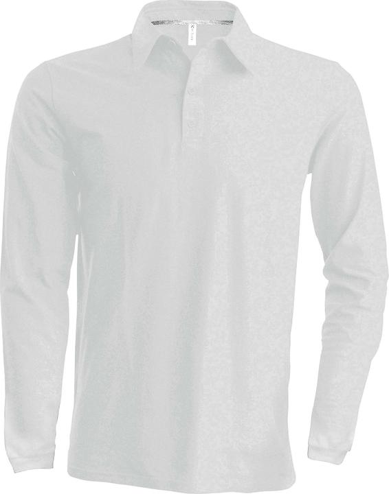Produktbild Kariban langarm-polohirt blanc (S)