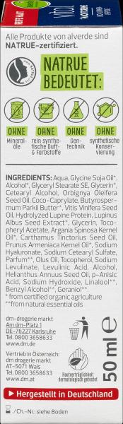 Actual product image dm alverde Night Cream Vital Organic Lupine Peptides (Night cream)