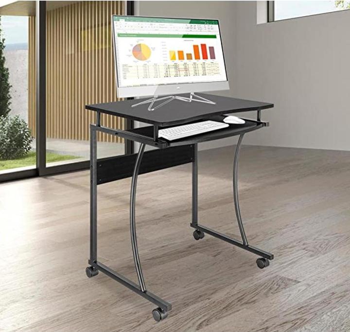 Productafbeelding Techly Compact bureau met uitschuifbaar toetsenbord