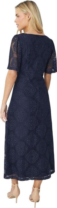 Actual product image Dorothy Perkins Womens/Ladies Lace Square Neck Petite Midi Dress (36 D)
