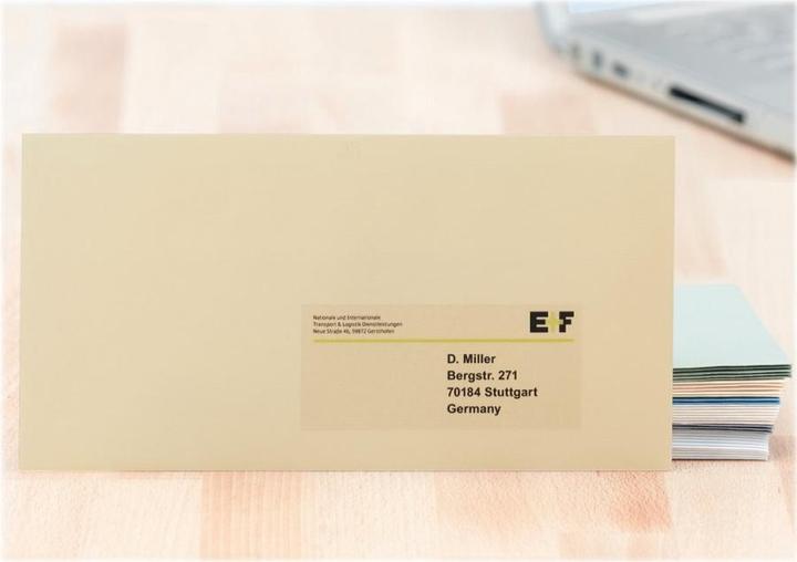 Image du produit HERMA Étiquettes d'adresse transparentes A4