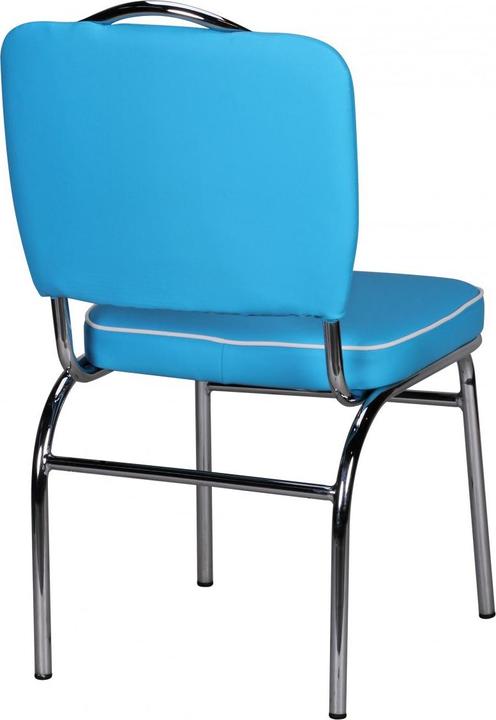 Produktbild FineBuy Stühle Kunstleder Blau
