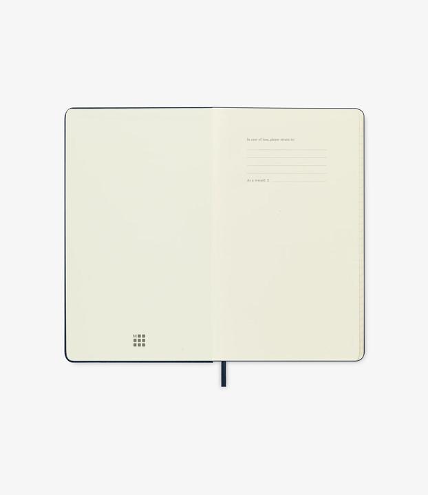 Actual product image Moleskine Notebook Classic Large (A5, Lined, Hardcover)