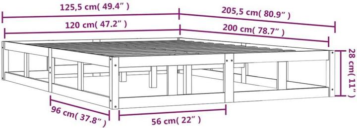 Produktbild VidaXL Nelek (120 x 200 cm)