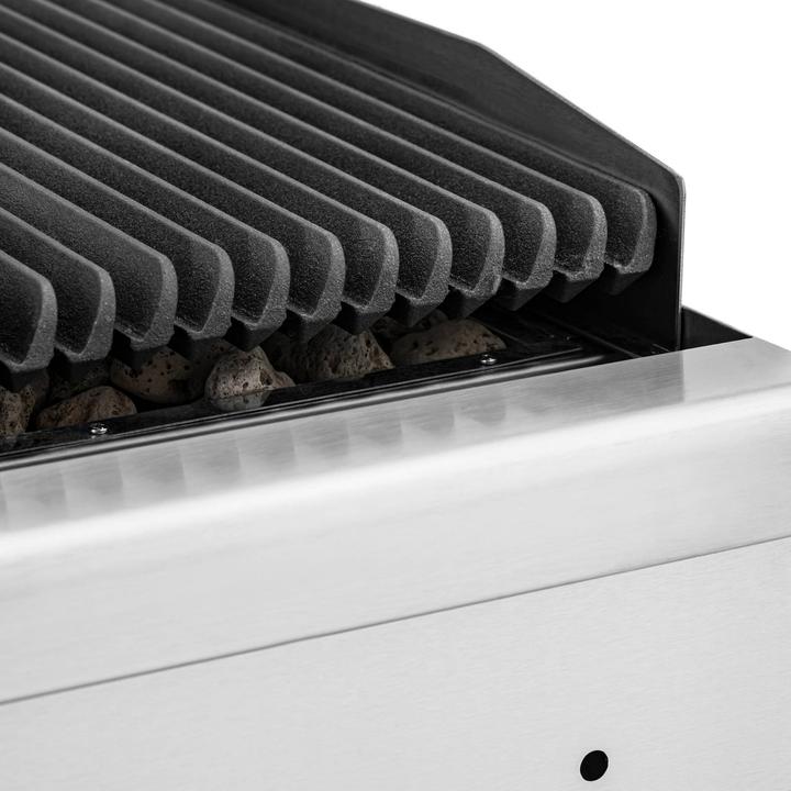 Produktbild Royal Catering Lavastein-Grill Erdgas 7200 W 50 x 27 cm 3,3 kg Lavastein 0 - 460 °C (7.20 kW)