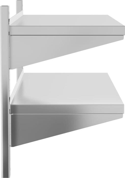 Produktbild VidaXL Wandregal mit 2 Böden Edel (100 x 40 x 60 cm)