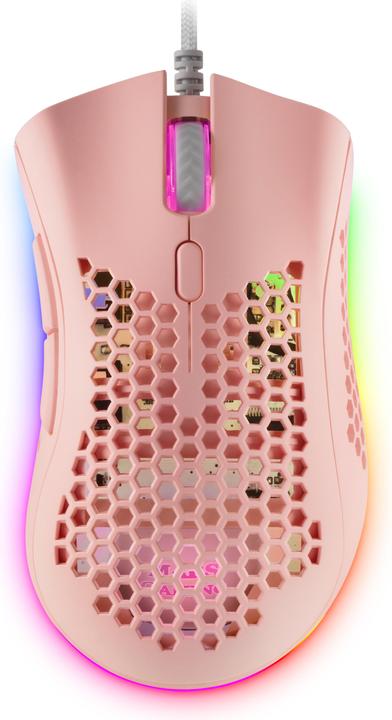 Actual product image Mars Gaming Souris Filaire Gamer Mmex RGB (Rose) (Cable)