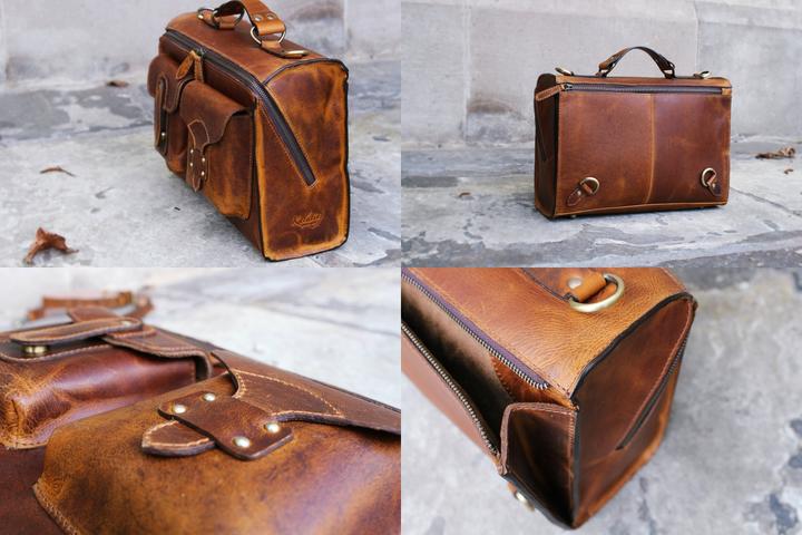 Image du produit Only-Bags.Store Sac à main en cuir, sac à bandoulière, Top Handle Bag, cadeau de Noël