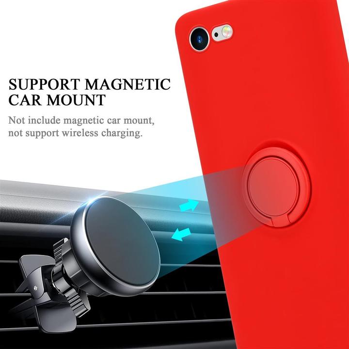 Productafbeelding Cadorabo TPU Vloeibare Ring Silicone Hoesje (Apple iPhone 7, Apple iPhone SE (2e generatie))