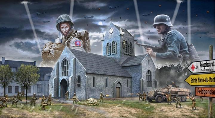Actual product image 1:72 Battle of Normandy St.-Mère-Église