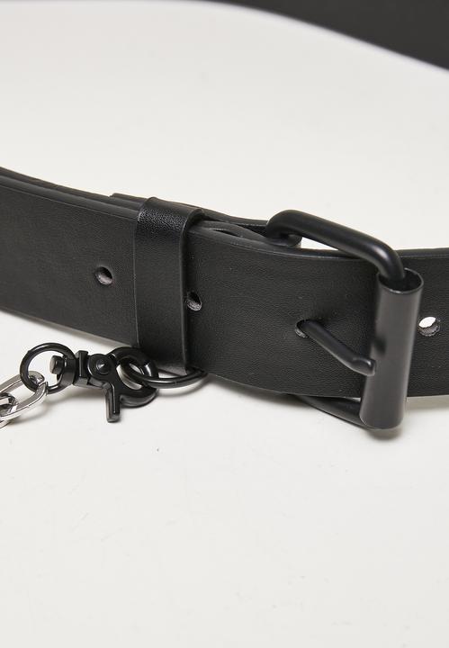 Image du produit Urban Classics Ceinture en cuir d'imitation avec chaîne en métal (L)