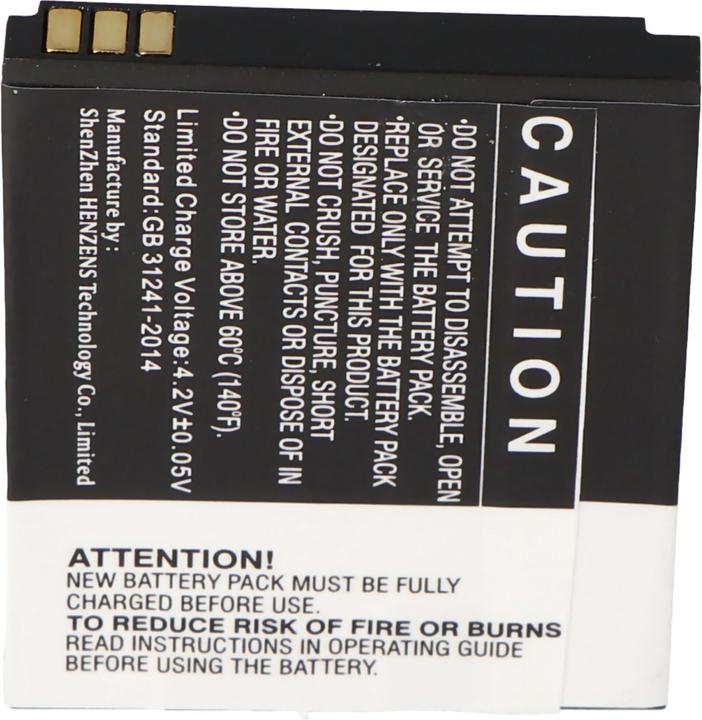 Actual product image AccuCell Battery suitable for Emporia TELME E1000, E1200, C121, AK-E