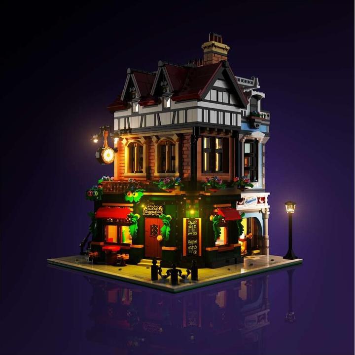 Actual product image Light my bricks LMB 2.0 LEGO® 10350# Tudor Corner Light Kit