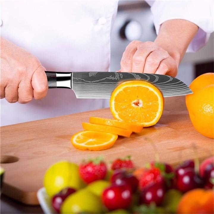 Image du produit Kepeak Couteaux de cuisine tranchants en acier inoxydable (20.30 cm)