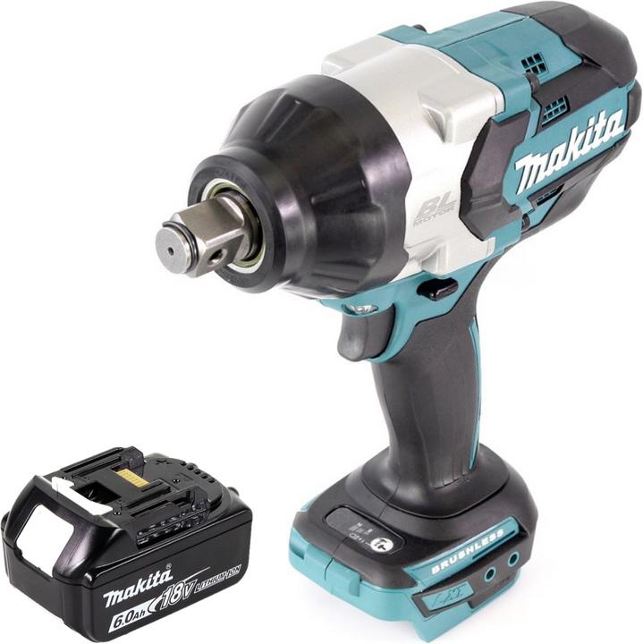 Actual product image Makita DTW 1001 Z 18 V Cordless Impact Wrench Brushless Li-Ion Solo - Body Only, without accessory (Rechargeable battery operated)