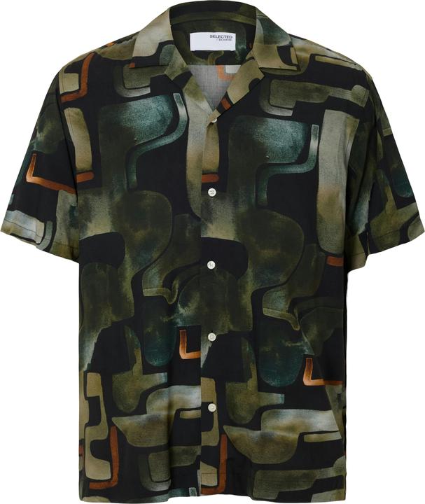 Selected Homme Gemustertes Kurzarmhemd (M)