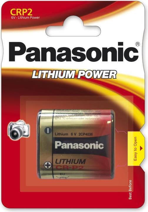Image du produit Panasonic Photo Lithium CRP2 (1 pcs, CRP2, 1600 mAh)
