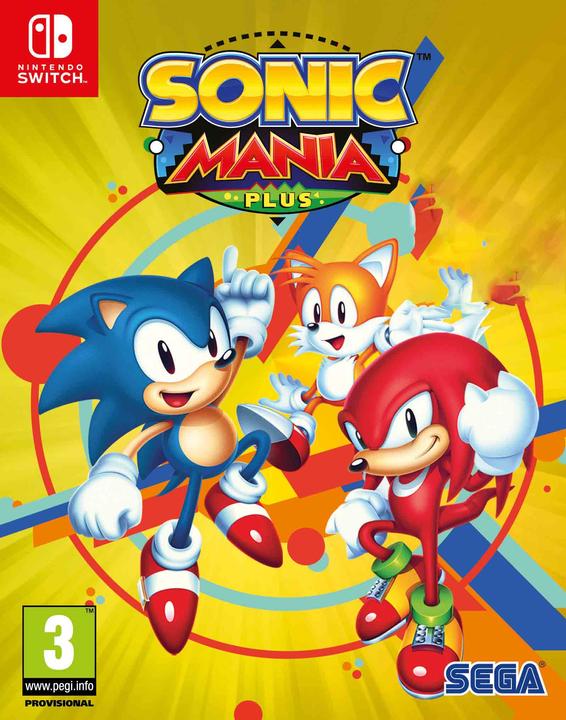Image du produit Sega Sonic Mania Plus (Code in Box) (FR/Multi in Game) (Switch Lite, Switch OLED, Switch)