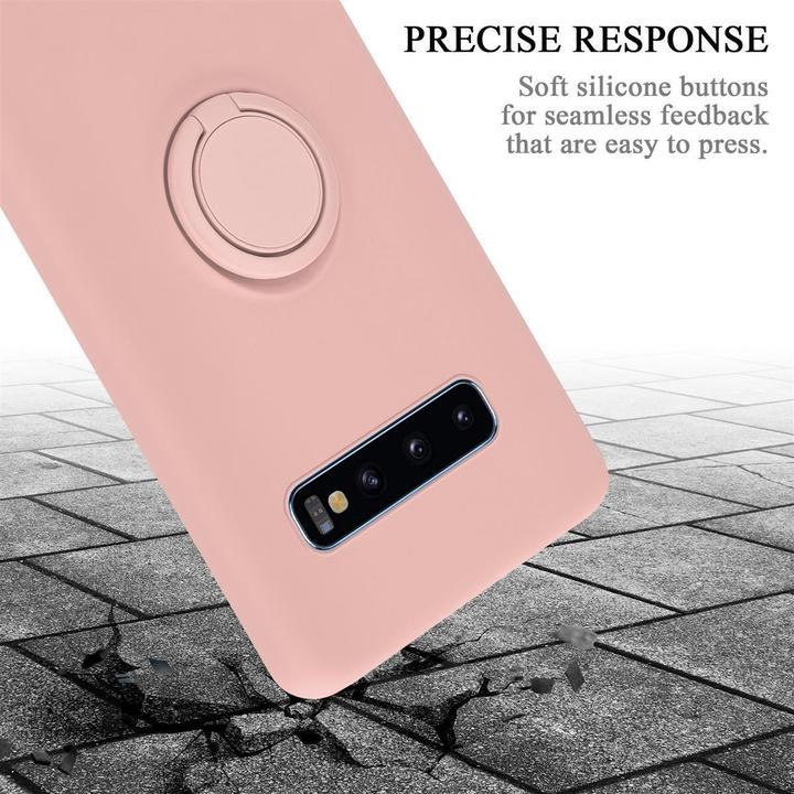 Productafbeelding Cadorabo TPU Vloeibare Ring Silicone Hoesje (Samsung Galaxy S10)