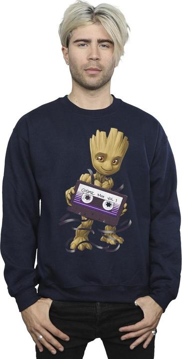 Immagine prodotto Guardians Of The Galaxy Groot Cosmic Tape Felpa Uomo (L)