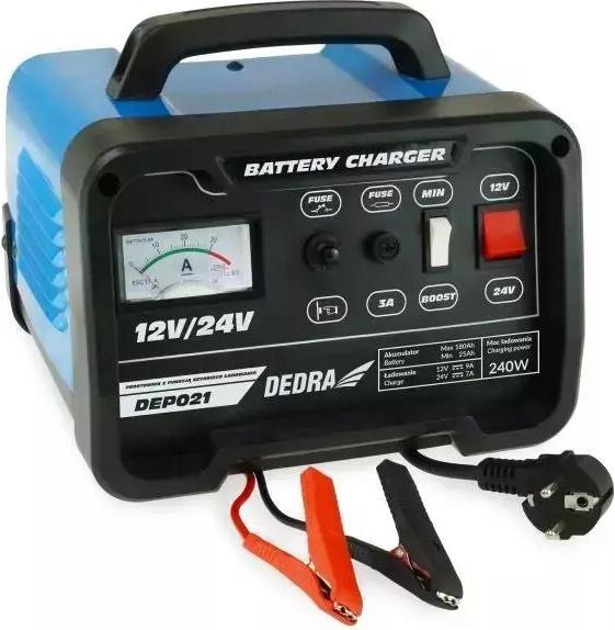 Produktbild Dedra Batterie-Ladegerät 12/24V 25-180Ah (12V, 24V, 180 A)