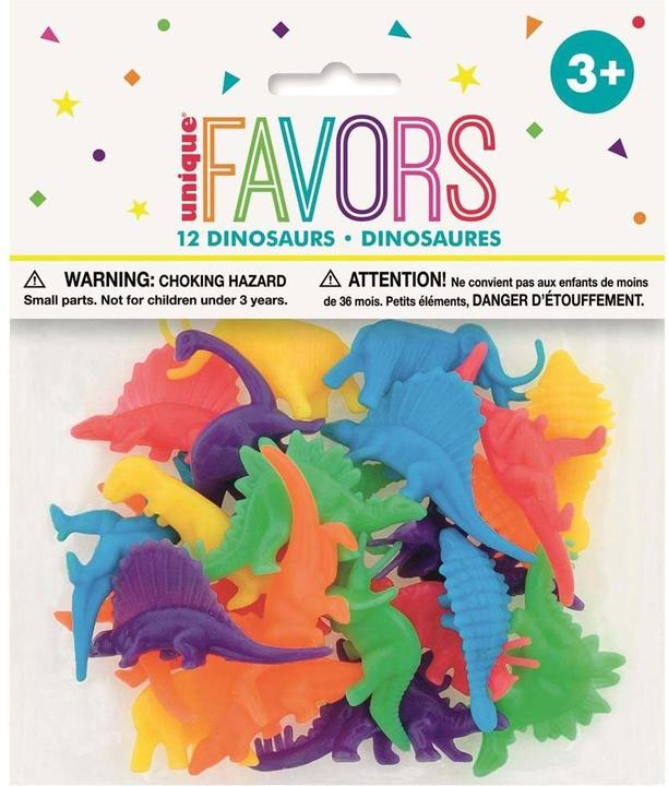 Actual product image Unique Plastic dinosaurs (12 pieces)
