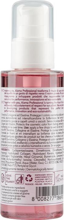Actual product image Alama Professional Alama Color Elisir Hair Colour Maintenance Serum for Coloured Hair 100ml