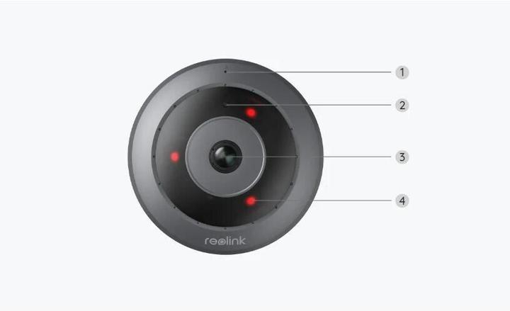 Immagine prodotto Reolink Serie Fisheye W520 WiFi (2560 x 2560 pixel)