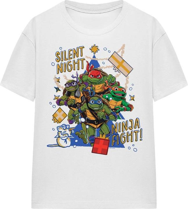 Produktbild Teenage Mutant NT Silent Night Ninja Fight TShirt weihnachtliches Design (XL)