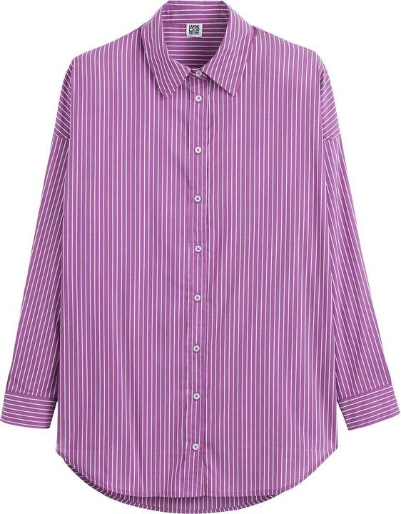 Actual product image La Redoute Collections Wide shirt blouse with stripes Signature APOLLINE (38)