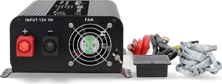 Immagine prodotto Nedis Inverter di potenza Onde sinusoidali pure - Tensione di ingresso: 12 V DC - Connessione uscita
