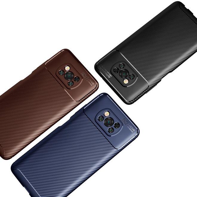 Produktbild MU Style Carbon Fiber TPU Softcase Series (Xiaomi Poco X3 NFC)