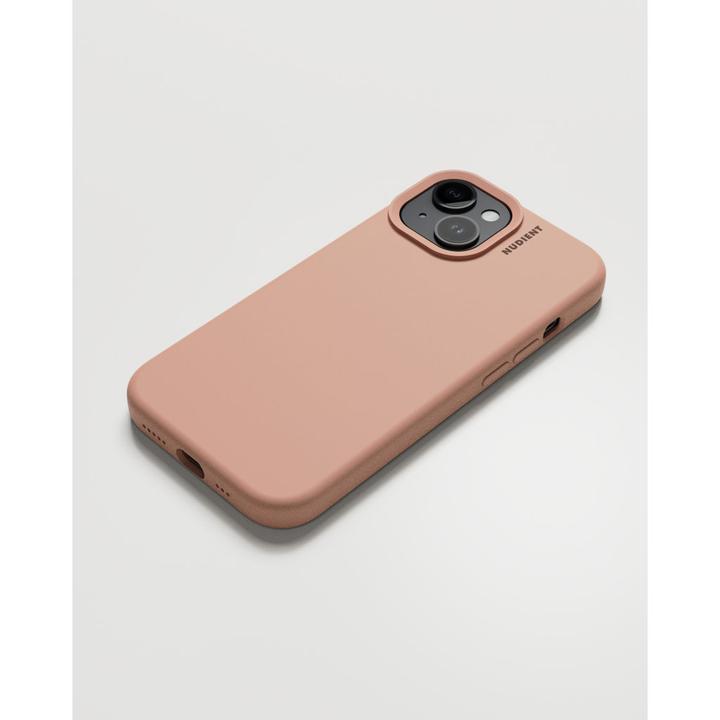 Produktbild Nudient Back Cover Base Case iPhone 15 Peach Orange (Apple iPhone 15)