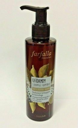 Produktbild Farfalla KARDAMOM Anti-Schuppen Shampoo | Schuppende Haare und trockene Kopfhaut (200 ml, Flüssiges Shampoo)
