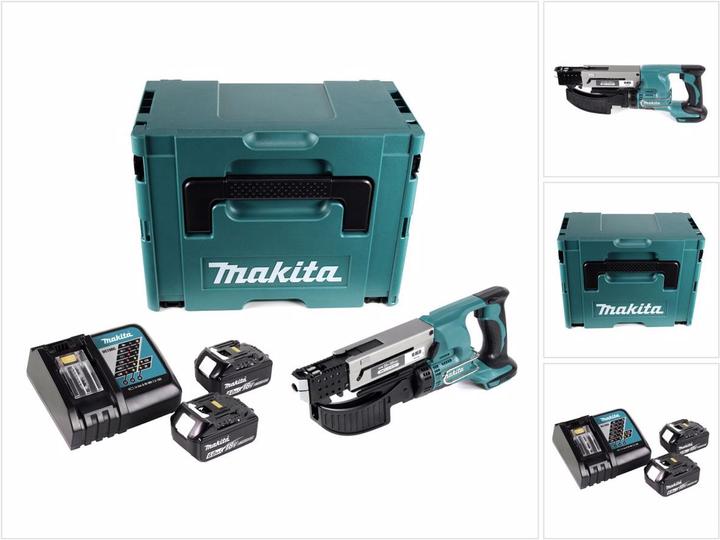 Immagine prodotto Makita DFR 550 RGJ Cacciavite a batteria 18 V 25 - 55 mm + 2x batteria 6.0 Ah + caricatore + Makpac (Batteria ricaricabile)